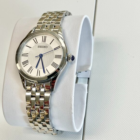 Seiko Stainless Steel Women's Watch With Roman Numerals - Picture 2 of 7